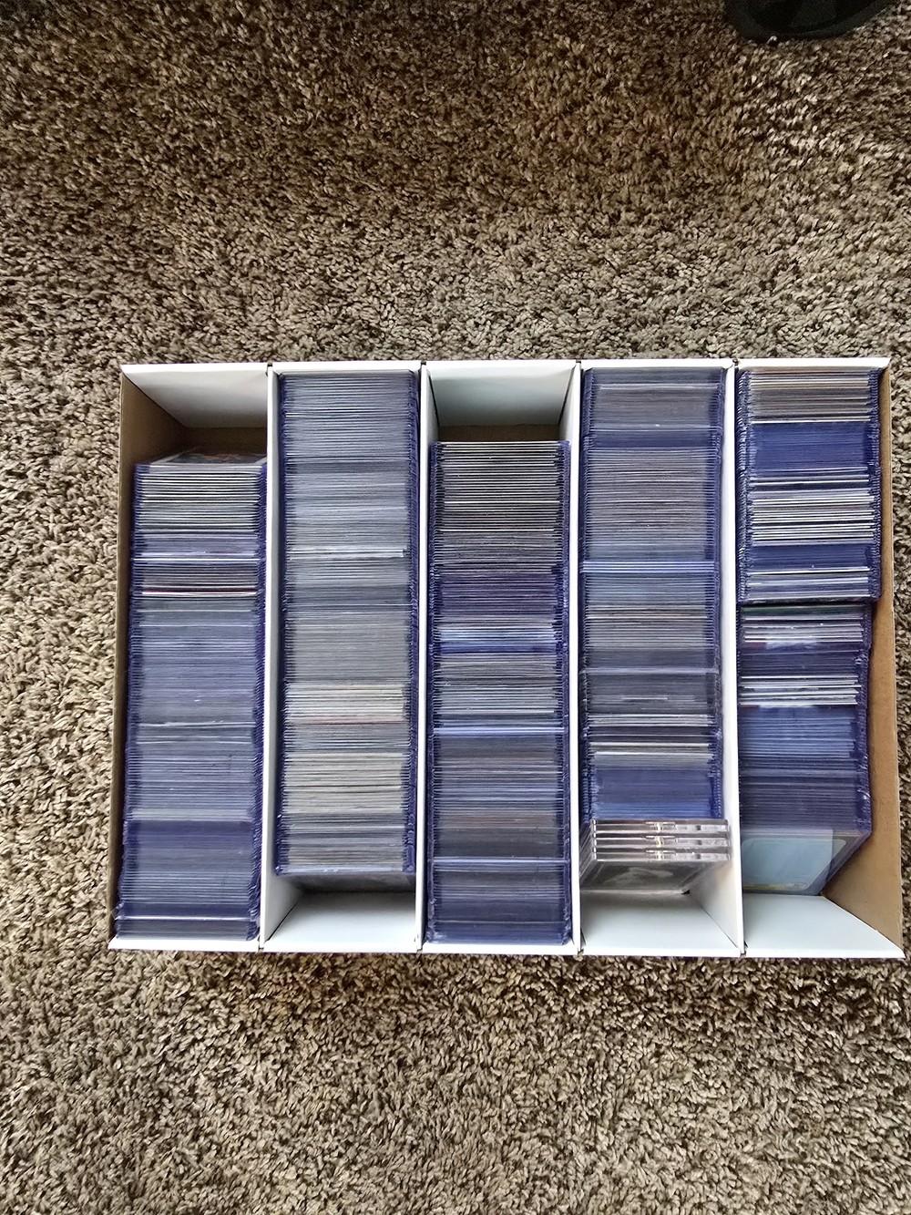 Large Lot Of Baseball Trading Cards All In Penny Sleeves And Top Loaders Vintage